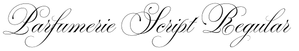 Parfumerie Script Regular Font