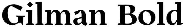 Gilman Bold Font