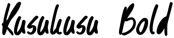 Kusukusu Bold Font