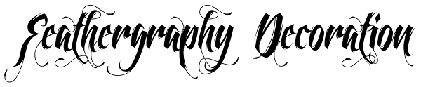 Feathergraphy Decoration Font