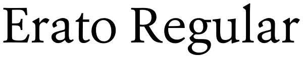 Erato Regular Font