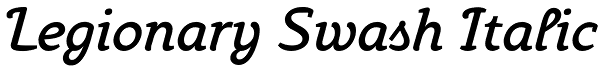 Legionary Swash Italic Font