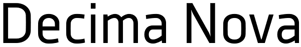 Decima Nova Font