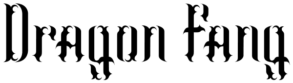 Dragon Fang Font