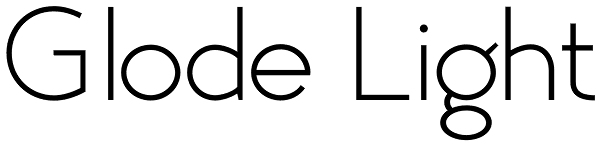 Glode Light Font