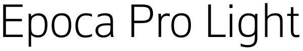 Epoca Pro Light Font