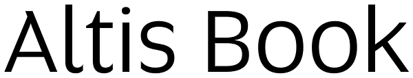 Altis Book Font