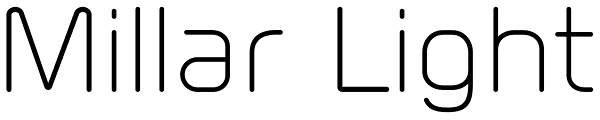 Millar Light Font