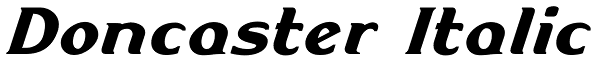 Doncaster Italic Font