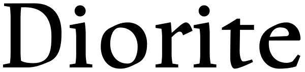 Diorite Font