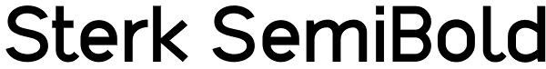 Sterk SemiBold Font