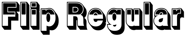 Flip Regular Font