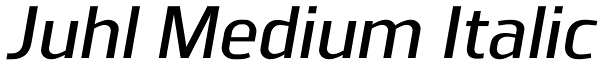 Juhl Medium Italic Font