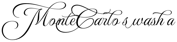 MonteCarlo Swash A Font