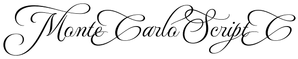 MonteCarlo Script C Font