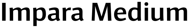 Impara Medium Font