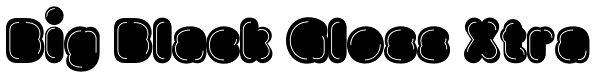 Big Black Gloss Xtra Font