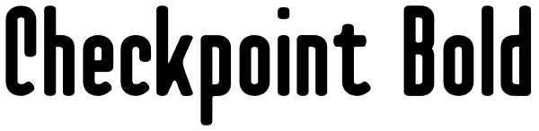 Checkpoint Bold Font