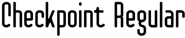 Checkpoint Regular Font