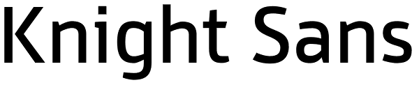 Knight Sans Font