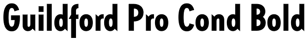 Guildford Pro Cond Bold Font