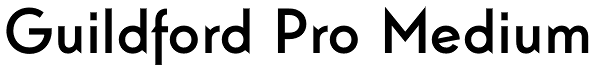 Guildford Pro Medium Font