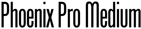 Phoenix Pro Medium Font