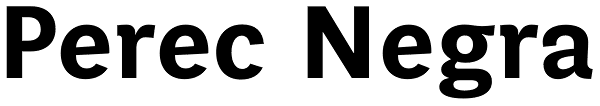 Perec Negra Font