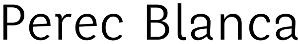 Perec Blanca Font