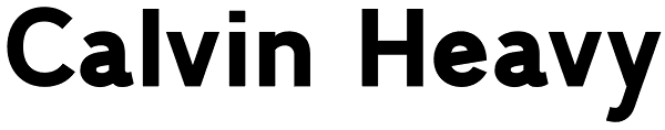 Calvin Heavy Font