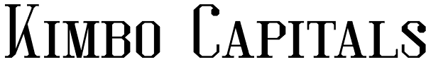 Kimbo Capitals Font