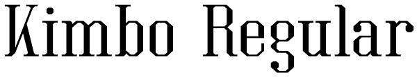 Kimbo Regular Font