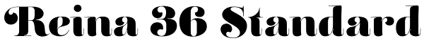 Reina 36 Standard Font