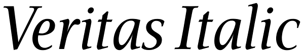 Veritas Italic Font