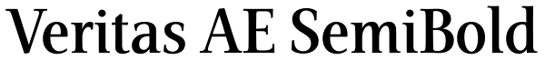 Veritas AE SemiBold Font