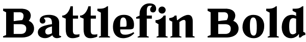 Battlefin Bold Font