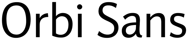 Orbi Sans Font