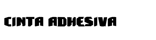 Cinta Adhesiva Font