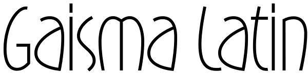 Gaisma Latin Font