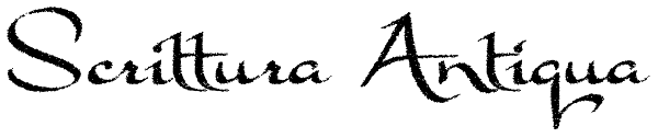 Scrittura Antiqua Font