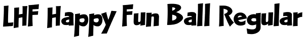 LHF Happy Fun Ball Regular Font