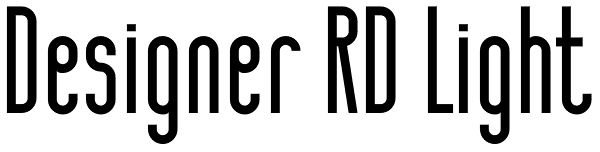 Designer RD Light Font