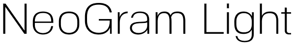 NeoGram Light Font