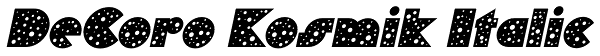 DeCoro Kosmik Italic Font