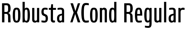 Robusta XCond Regular Font