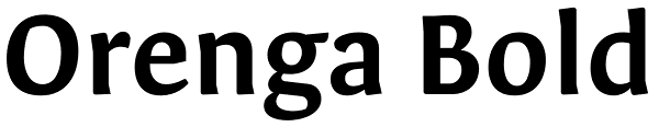 Orenga Bold Font