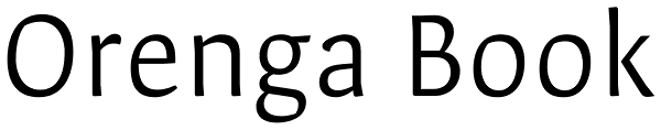 Orenga Book Font