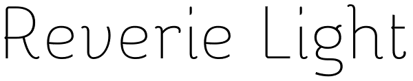 Reverie Light Font