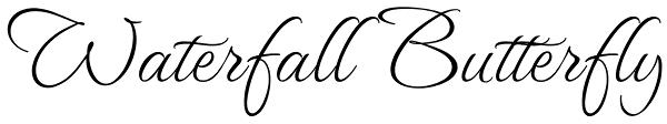 Waterfall Butterfly Font