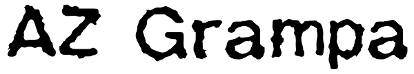 AZ Grampa Font